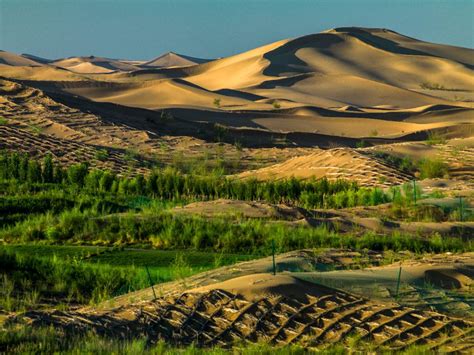 desert area in china